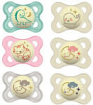 MAM Játszócumi Night, Világítós szilikon lapított (méret: 1) 2 - 6 hó - UTOLSÓ DARABOK!