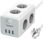 Tessan 6 Plug + 3 USB 2 m Switch (TS-306)