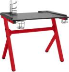 vidaXL 110x60x75 cm Y Black/Red Led (325425)