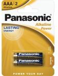 Panasonic LR03APB/2BP 1, 5V AAA/mikro tartós alkáli elem 2 db/csomag (LR03APB-2BP) - bestbyte