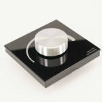 S-light LED dimmer távszabályzó fali forgógombos RF fekete Slightled (SL LEDVSK022)