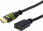 TECHLY ICOC HDMI - HDMI Hosszabbító Kábel 1.8m - Fekete (ICOC-HDMI-4-EXT018)