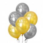 Statovac Baloane Classic, Aurii si Argintii, 18 Birthday, 8 Bucati (KH-J710 695)