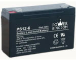 POWER KINGDOM Akkumulátor 6V 12Ah Szünetmentes PK6-12