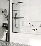 Radaway Modo New Black PNJ Factory kádparaván 90x150 átlátszó üveg, fekete profil 10006090-54-55 (10006090-54-55)