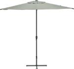 Tchibo Balkon napernyő, féloldalas, szürke Antracit váz Szürke ernyő