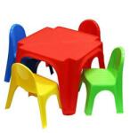 STARPLAST műanyag gyerek asztal négy székkel (STAR-52-900)