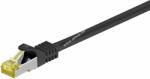 Goobay UTP kábel CAT7, fekete, 3m, RJ45 csatlakozó - Kiárusítás!