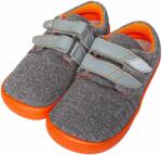 Beda Gyerek barefoot légáteresztő tépőzáras tornacipő Beda, szürke gyermek méretek 24 - woolville - 20 680 Ft