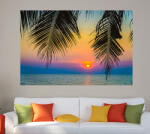 4 Decor Palm trees Sunset