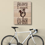 4 Decor Tablou canvas : I like my dog - beestick-deco - 69,00 RON