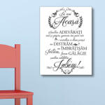4 Decor Tablou canvas : A loving family (negru alb) - beestick-deco - 187,00 RON