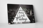 4 Decor Tablou canvas : I Hate Mondays - beestick-deco - 104,00 RON