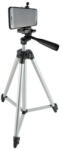  Trepied foto universal 102 cm , filet 1 4 cu suport de telefon - Gri