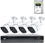 PNI Camera de supraveghere Pachet Kit supraveghere video AHD PNI House PTZ1300 Full HD - NVR si 4 camere exterior 2MP full HD 1080P cu HDD 1Tb inclus (PNI-PTZ1300-1tb)