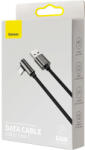 Baseus Legend Series derékszögű USB-C gyorstöltő kábel CATCS-C01, 66W, 2m, fekete (BAS207547) - mobilitcentrum