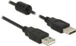 Delock USB 2.0-s kábel A-típusú csatlakozódugóval > USB 2.0-s, A-típusú csatlakozódugóval, 2, 0 m, fe (84891) - mobilitcentrum