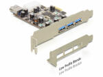 Delock PCI Expressz kártya> 3 x külső + 1 x belső USB 3.0 (89281) - mobilitcentrum