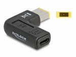 Delock Laptop töltőkábel adapter USB Type-C anya - Lenovo 11, 0 x 4, 5 mm apa 90 fokban hajlított (60003)