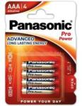 Panasonic LR03PPG/4BP 1, 5V AAA/mikro tartós alkáli elem 4 db/csomag (LR03PPG-4BP) (LR03PPG-4BP)