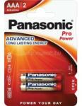 Panasonic LR03PPG/2BP 1, 5V AAA/mikro tartós alkáli elem 2 db/csomag (LR03PPG-2BP) (LR03PPG-2BP)