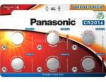 Panasonic CR2016 3V lítium gombelem 6db/csomag (CR2016L-6BP-PAN) (CR2016L-6BP-PAN)