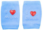 NEW BABY Baba térdvédő - New Baby ABS-el I Love Mum and Dad kék