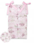  Baby Shop zsebes tároló - rózsaszín virágos nyuszi - babyshopkaposvar