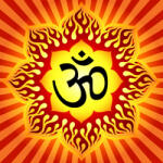  Mandala hűtőmágnes - Om