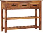 vidaXL Servantă cu 3 sertare, 110 x 30 x 80 cm, lemn masiv de acacia (338032) Comoda