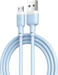 XO NB208 micro USB adatkábel (Kék) - puha szilikon borítás