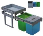 EKOTECH EKOTECH - Beépíthető hulladékgyűjtő TANK 40 - 2x16 liter (90934100)