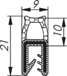Morek Cheder1, 0-3, 0 RAL 9005 rola neagra 50m (MCC024AB12)