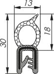 Morek Cheder1-2, 5 RAL 9005 rola neagra 50m (MCC019AB12)