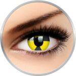 MAXVUE VISION Fancy Radiate - lentile de contact colorate Crazy galbene/negre anuale - 360 purtari (2 lentile/cutie)