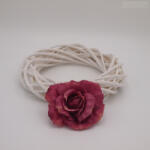  Nyílott rózsafej - mályva