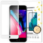 Wozinsky Teljes edzett üveg képernyővédő fólia iPhone 6 6S 7 8 SE 2020 készülékekhez - Fehér (WOZ-IP8-G-white) - smartgo