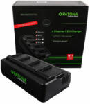 Patona Premium 4 tálcás töltő Canon BP-A30 BP-A60 BP-A65 BP-A90 EOS C200 C200B - Patona (PT-1694) - smartgo