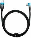 Baseus MVP2 USB-C - USB-C kábel, 100W, 1m (fekete/kék) (CAVP000621) - smartgo