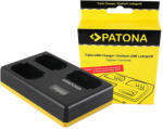 Patona Sony NP-FZ100 Alpha 7 9 tripla töltő USB Type C kábel - Patona (PT-1922) - smartgo