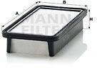 Mann-filter C2628 Filtru aer
