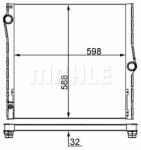 MAHLE CR1050000S Radiator, racire motor