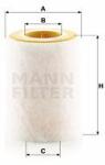 Mann-filter C1036/2 Filtru aer