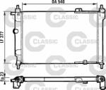 VALEO 231551 Radiator, racire motor