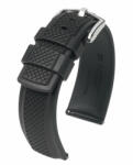 Hirsch Accent kaucsuk, fekete 24/22L - oraszij