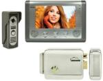 SilverCloud Kit Interfon video SilverCloud House 715 cu ecran LCD de 7 inch si Yala electromagnetica SilverCloud YL500 (PNI-SC715YL500)