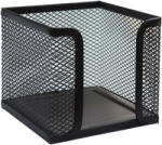 Mesh Asztali Jegyzettömbtartó Fémhálós Szögletes 9, 5x9, 5x8 cm Fekete (IBAX0008)