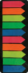 OfficeArt Jelölőcimke 1, 2x4, 5 cm Neon Szín Nyíl Végű 10 Szín 25 Lap/Szín (HGCX0026)