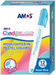 Amos Candy Dry Száraz Szövegkiemelő 8 mm Aqua Blue (HLC12DAB)