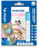 Pilot Pintor 6 Darabos Szett Pasztell Színek M (PIN-PASZ-S6-M)
